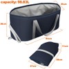 Foldable Laundry Basket 98.8L Waterproof Oxford Cloth Collapsible Laundry Basket