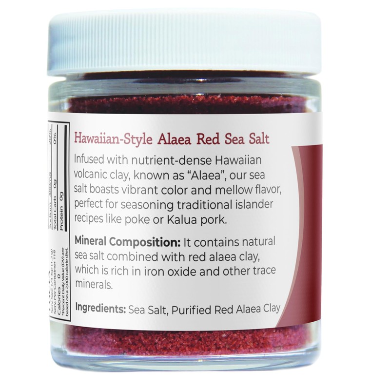 Viva Doria Hawaiian Red Alaea Sea Salt, Fine Grain, 5