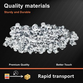 100pcs Wheel Cap Universal Wheel Rivets Nuts Wheel Rims Alloy Studs Plastic Cap 6.9mm (Silber)