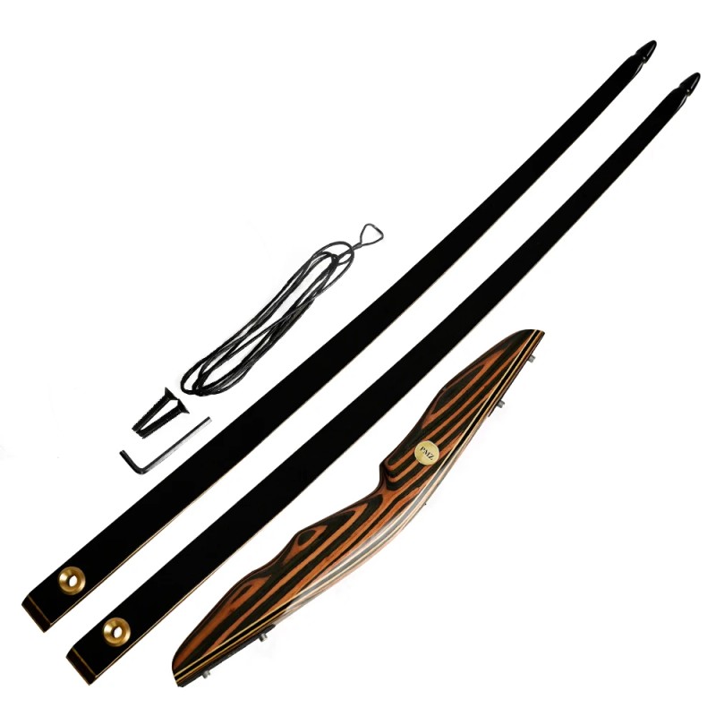 PMZ Archery High Performance Takedown Longbow Hunting Bow 20-50lbs Adults