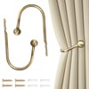Curtain Tie Backs Hooks, 2 Pcs Metal Curtain Holdbacks, Retro