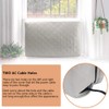 HOXHA Indoor Air Conditioner Cover for Window Units,Double Insulation Anti-Rust