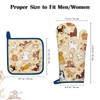 Arquiel Dog Oven Mitts and Pot Holders -100% Cotton, Heat