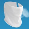 Opportunity Workshop Full UV Protection Face Mask & Sunshade GS002377 Face Cover Mask White 2ea