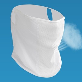 Opportunity Workshop Full UV Protection Face Mask & Sunshade GS002377 Face Cover Mask White 2ea