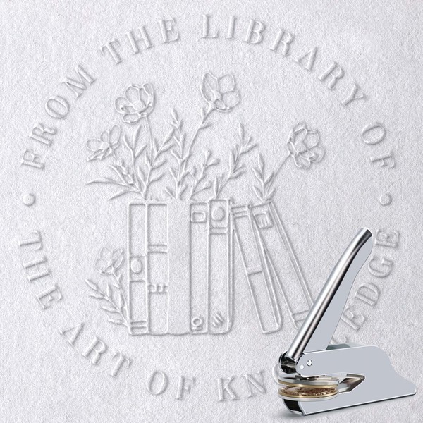  Book Embosser - from The Library of Book Lover