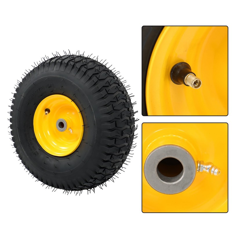 ALL-CARB 2 Pack 3 Inch Center Hub 15x6.00-6 Lawn Mower