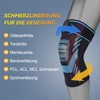 1 x Compression Knee Bandage with Adjustable Velcro Bandage for