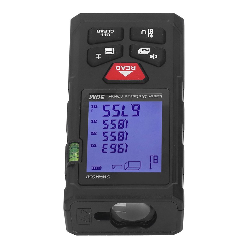 Laser Measure Distance Meter 50m Digital Display Tool for Construction
