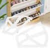 Shoes Drawer Cabinet Hinges, Home Plastic Hollowed Two Layers Shoe
