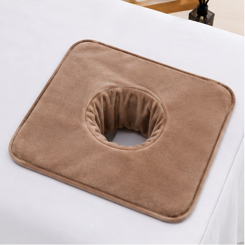 Massage Headrest Pad with Face Berth Hole for Professional Spa