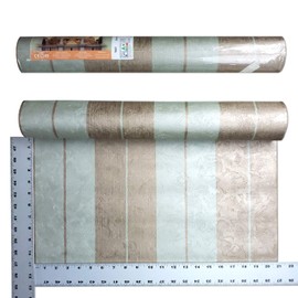 Portofino Italian Wallpapers Wallpaper Green Silver Bronze Metallic Stripes Striped Concrete Plaster Textured