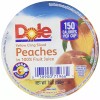 Dole Sliced Peach in 100% Juice, 7-Ounce Cups [Pack of