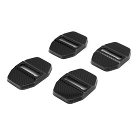 SpeedForm Door Striker Covers; Carbon Fiber Compatible For 16-23 Charger