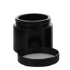 Kosmetex Violet Glass Jar 100 ml with Lid, Empty Miron