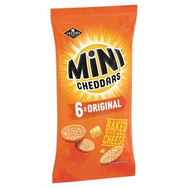 Jacob's Mini Cheddars Original Crisps, 150 g