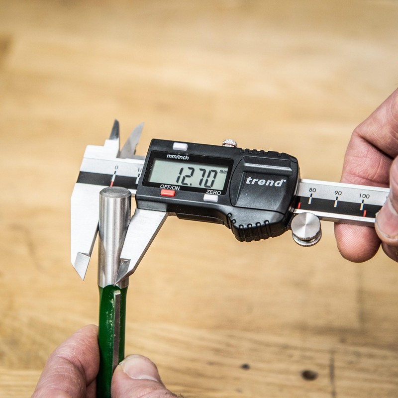 Trend Digital Caliper, 150mm Measuring Range, Stainless Steel with LCD