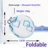 CMINGJ Portable Mosquito Head Net Foldable Pop-Up Travel Essentials Mosquito