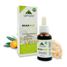 Lemuria - RILAXOLIV - Integratore Alimentare a Base di Foglie di Olivo e Fiori di Biancospino - Favorisce la Funzionalità Cardiovascolare e la Pressione Arteriosa Regolare - 30 ml - Made in Italy