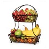 Gourmet Basics by Mikasa Loop and Lattice 2-Tier Flatback Metal