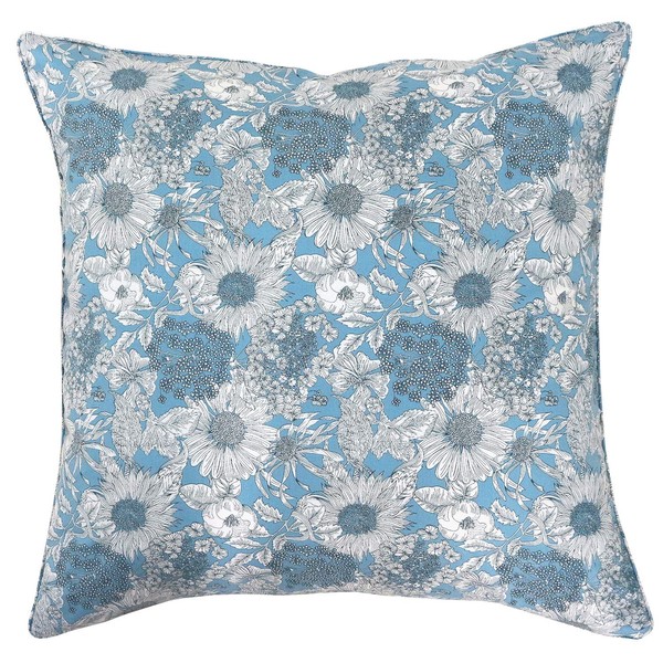 DDintex FLORET LONDON Cushion Cover Swim Dunclair Sax 17.7 x