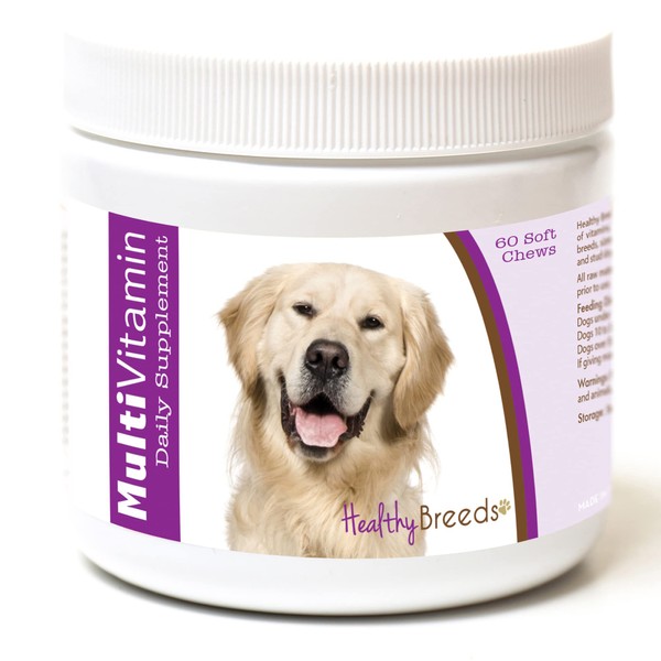 Healthy Breeds Golden Retriever Multi-Vitamin Soft Chews 60 Count