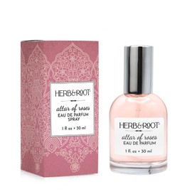 Herb & Root Rose and Sandalwood Eau de Perfume Spray | | Long-Lasting and Clean Vegan Perfume made with Natural and Essential Oils | Cruelty Free