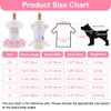 Yikeyo Dog Clothes Girl Dog Dress Small Dogs Puppy Dresses