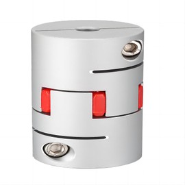 Sinoblu Aluminum Alloy Shaft Coupling Bore 05mm to 08mm D20mm L25mm Top Wire Clamp Plum Coupling High Torque Coupling Encoder Aluminum Coupling Star Coupling