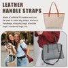 sourcing map 2pcs 24 Inch (60cm) Leather Purses Straps Handbag