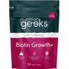 Nutrition Geeks Biotin Hair Growth Supplement - 180 Tablets Enhanced