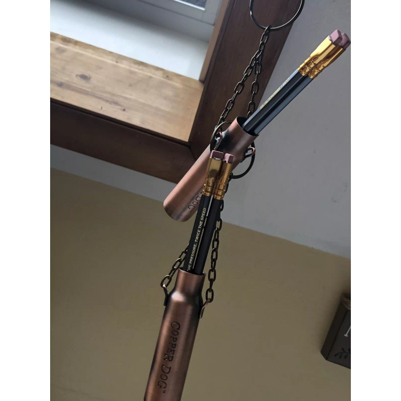 Copper Dog Dipper Whisky Cask Flask, MAKES IDEAL GIFT! NEW