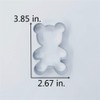 LILIAO Teddy Bear Cookie Cutter for Baby Shower - 2.7