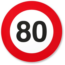 DankeDir! 80. Geburtstag Schild 20 x 20 cm Geschenk 80 Geburtstag Opa Oma Geschenkidee Geburtstagsgeschenk 80ten Geschenk 80er Geburtstagsparty