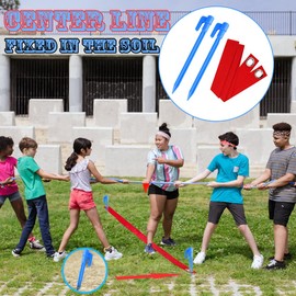 40 Feet Tug of War Rope for Kids and Adults, Outdoor Games Summer Outdoors Yard Backyard Camping Lawn Games for Field Day Family Reunion Birthday Party Team Building Activities Carnival Games-Beige