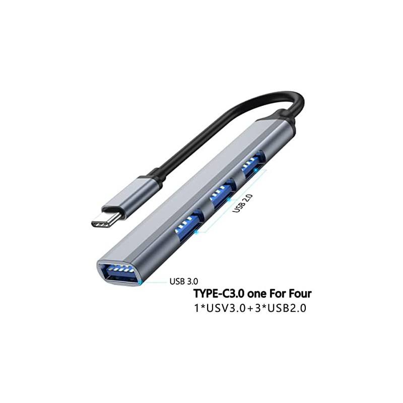 Hub USB C 3.0 a USB adaptador múltiple de 4