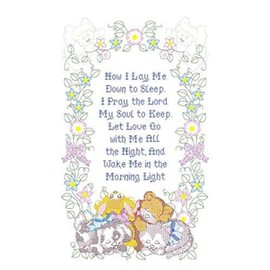 Jack Dempsey Needle ArtNow I Lay Me Down to Sleep Crib Quilt Top