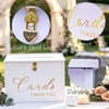 Extra Large Card Box with Lock & Slot, Big Wedding
