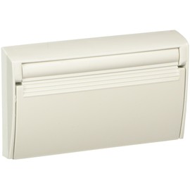 Legrand Pass & Seymour 3726SCWH Thermoplastic Weatherproof Outdoor Horizontal Self Closing Cover, 1 Gang, Decorator or GFCI Outlet, White with Black Gasket (1 Count)