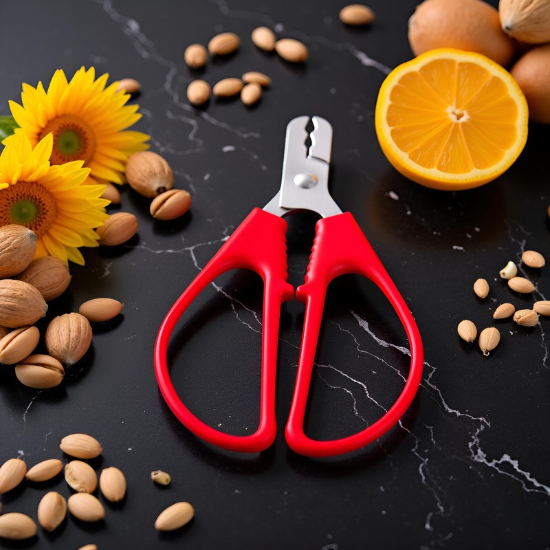 Red Melon Seed Cracker Plier, Sunflower Seeds Plier Opener -