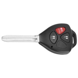 Aramox 3 Buttons ABS Remote Key Fob Case Key Fob Shell, Fit for RAV4 2006-2010