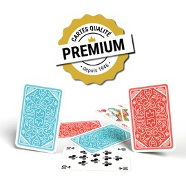 Ducale Rami Game 2 x 54 Cards Rami Game Ages 6+ Canasta 64 Crapette