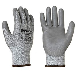 Screws City Cut Protection Safety Gloves Cut Resistant EN388 Certified Hand Protection Gloves 1 Pair (Size Small - 7)