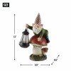 Accent Plus HOME GARDEN FANTASY DECOR GNOME ON MUSHROOM SOLAR