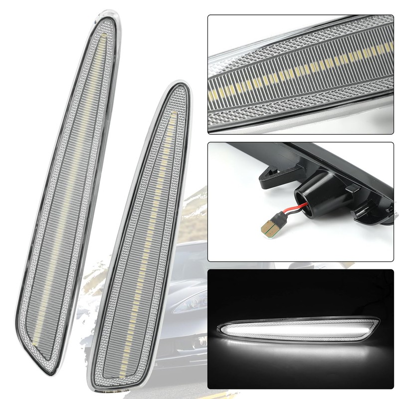 ROCCS C6 Corvette Side Marker Lights Compatible with Chevy Corvette