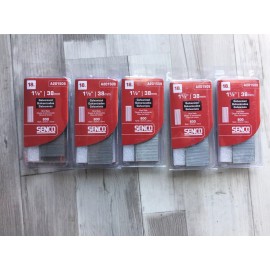 SENCO A201509 SENCO 18G x 1.5" Galvanized Straight Strip Brad nails - 5 packs of 800
