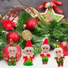 MORAINJAY 4Pcs Christmas Mini Baby Elf Doll Toys,Christmas Naughty Baby