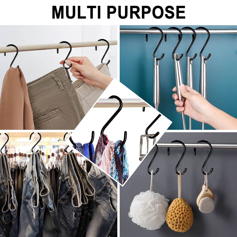 DINGEE 12 Pack 6 Inch Heavy Duty Large S Hook