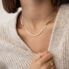 Turandoss Dainty Gold Thick Snake Choker - 14K Gold Paperclip