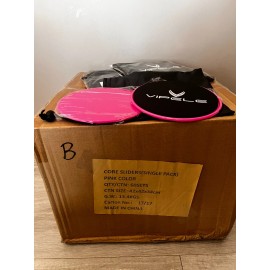 Vipele Core Sliders. Dual Sided Bulk, wholesale Pink, 60 Sets